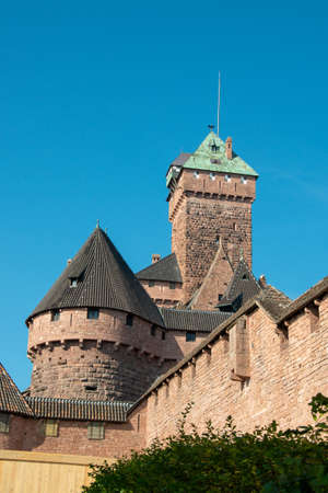 Chateau du Haut Koenigsbourg in France Vosgesのeditorial素材