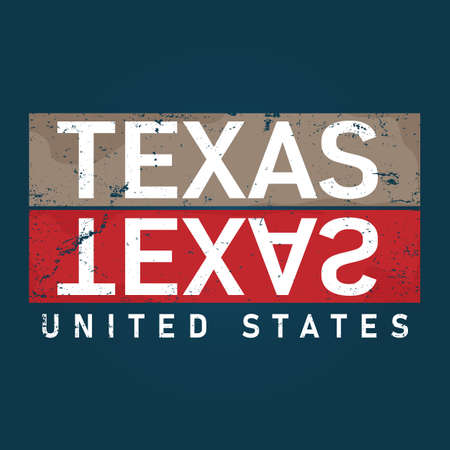 Typographic Texas lettering vector illustration great for designs of t-shirts, shirts, hoodies, etc.