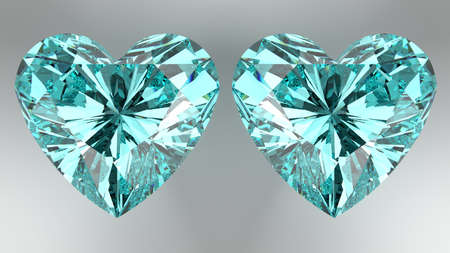 Diamonds. 3D illustration. 3D CG.の写真素材