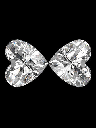 Diamonds. 3D illustration. 3D CG.の写真素材