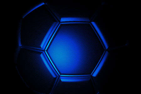 Soccer Ball. 3D illustration. 3D CG. High resolution.の写真素材