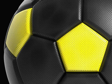 Soccer Ball. 3D illustration. 3D CG. High resolution.の写真素材