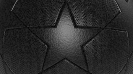 Soccer Ball. 3D illustration. 3D CG. High resolution.の写真素材