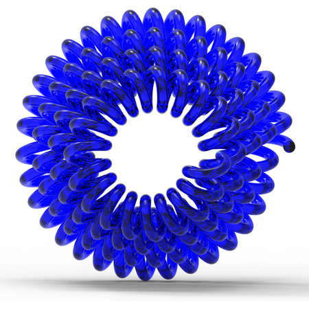 Coil springs. 3D illustration. 3D CG.の写真素材