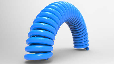 Coil springs. 3D illustration. 3D CG.の写真素材
