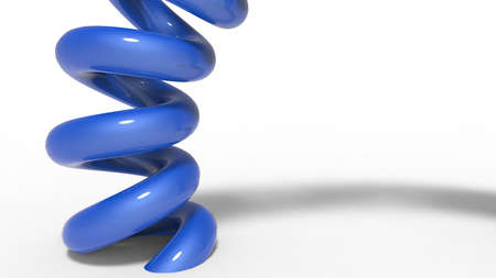 Coil springs. 3D illustration. 3D CG.の写真素材