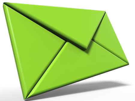 MAIL sign. 3D illustration. 3D CG.の写真素材