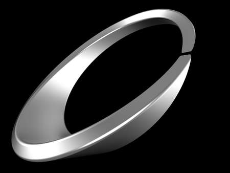 Abstract Sign. 3D illustration. 3D CG.の写真素材