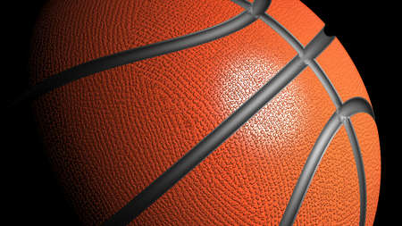 Basketball Design Background. 3D illustration. 3D rendering.の写真素材