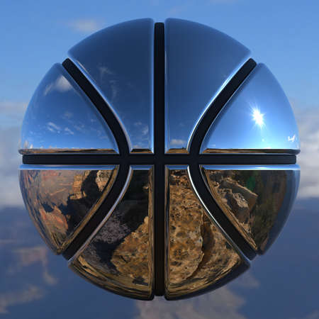 Basketball Design Background. 3D illustration. 3D rendering.の写真素材