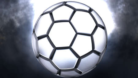 Soccer Ball 3D illustration. 3D CG. High resolution.の写真素材