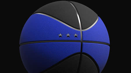 Basketball Design Background. 3D illustration. 3D rendering.の写真素材