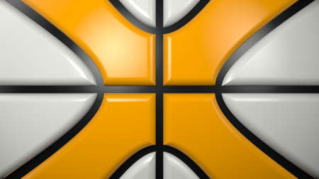 Basketball Design Background. 3D illustration. 3D rendering.の写真素材