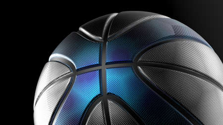 Basketball Design Background. 3D illustration. 3D rendering.の写真素材