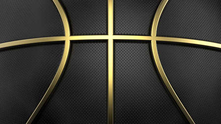 Basketball Design Background. 3D illustration. 3D rendering.の写真素材