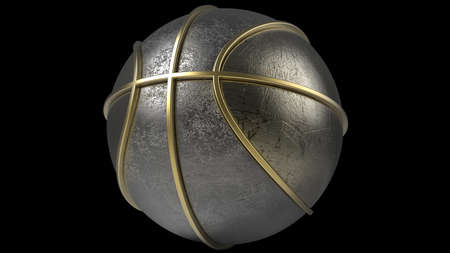Basketball Design Background. 3D illustration. 3D rendering.の写真素材