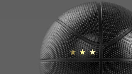 Basketball Design Background. 3D illustration. 3D rendering.の写真素材