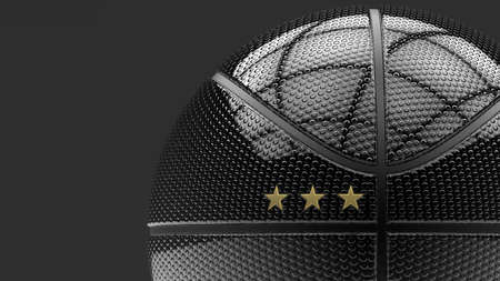 Basketball Design Background. 3D illustration. 3D rendering.の写真素材