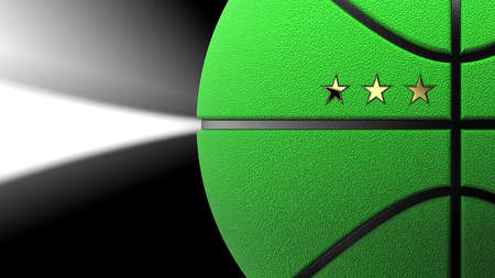 Basketball Design Background. 3D illustration. 3D rendering.の写真素材