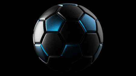 Soccer Ball. 3D illustration. 3D CG. High Resolution.の写真素材
