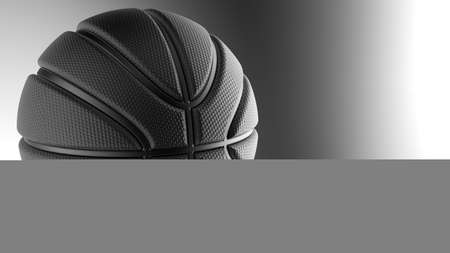 Basketball Design Background. 3D illustration. 3D rendering.の写真素材