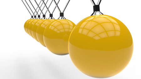 Icosahedral molecule structure. Atom. 3D illustration. 3D CG.
