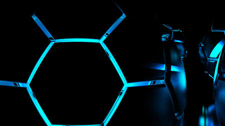 Soccer Ball. 3D illustration. 3D CG. High resolution.の写真素材