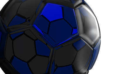 Soccer Ball. 3D illustration. 3D CG. High resolution.の写真素材