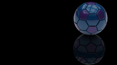 Soccer Ball. 3D illustration. 3D CG. High resolution.の写真素材
