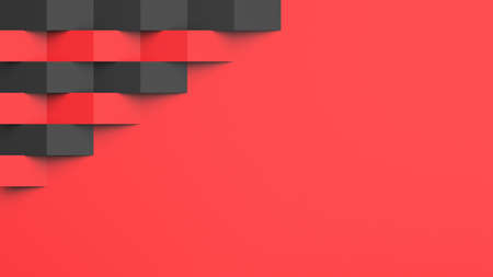 Abstract Wall Background. 3D illustration.
