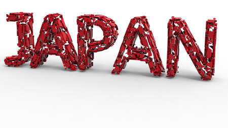 Abstract Wall Background. 3D illustration.