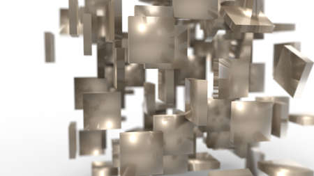 Abstract Wall Background. 3D illustration.の写真素材