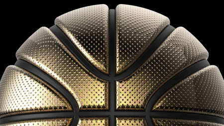 Basketball with Particles. 3D CG. 3D illustration. 3D high quality rendering.の写真素材