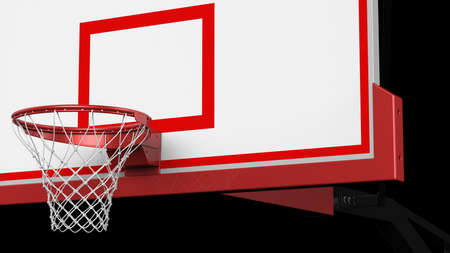 Basketball with Particles. 3D CG. 3D illustration. 3D high quality rendering.の写真素材