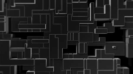 Abstract Background Wall Paper. 3D illustration. 3D high quality rendering.の写真素材