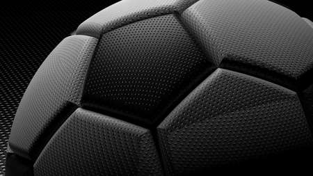 Soccer Ball. 3D illustration. 3D CG. High resolution.の写真素材