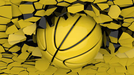 Basketball Design Background. 3D illustration. 3D rendering.の写真素材