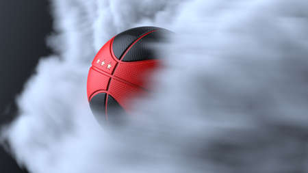 Basketball Design Background. 3D illustration. 3D rendering.の写真素材