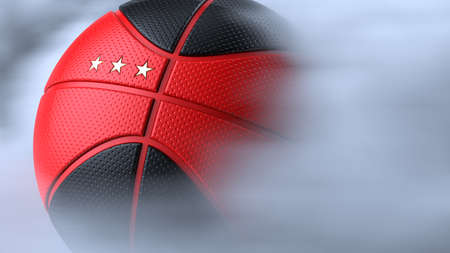 Basketball Design Background. 3D illustration. 3D rendering.の写真素材