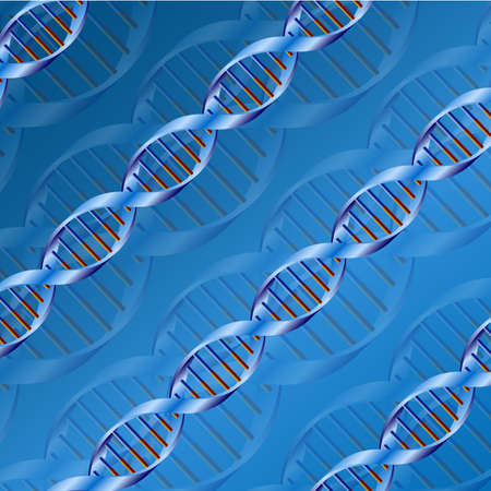 Science dna structure abstract design background. のイラスト素材