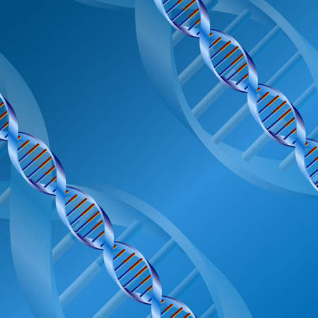 Science dna structure abstract design background. のイラスト素材