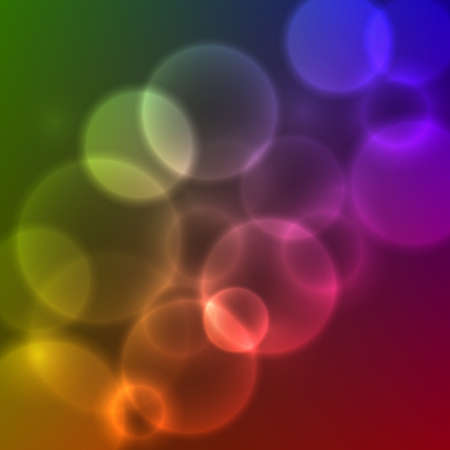 Vector Blurred  Lights, Bokeh effect. vector illustrationのイラスト素材