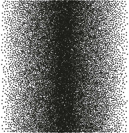 Gradient Seamless Background with Black Dots.のイラスト素材