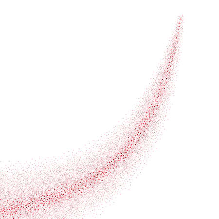 Vector red glitter abstract background, red sparkles on white background,  red glitter card design. vector illustration vip  design template.のイラスト素材