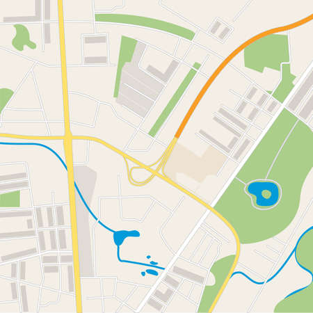 Abstract city map. Street maps Vector illustration.のイラスト素材