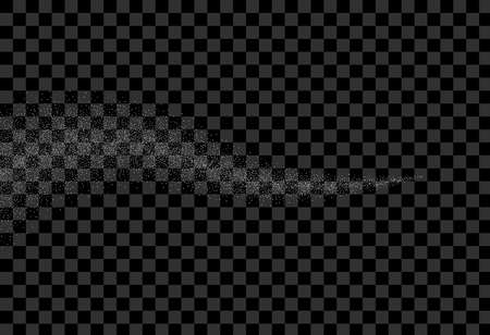 A bright comet with large dust. Glow light effect. red lights. Creative concept  glow light. For illustration template art design, banner for Christmas celebrate.のイラスト素材