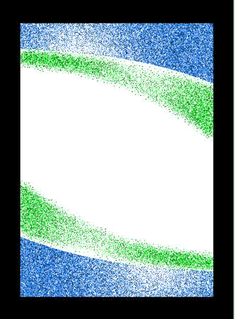 Template for banner, flyer, save the date, birthday party or other invitation background. blue, green glitter card design. vector illustration  design template.のイラスト素材