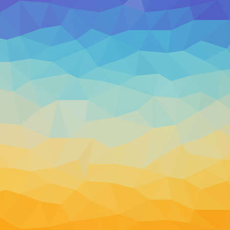 Colorful polygon background or vector frame. Abstract Triangle Geometrical Background, Vector Illustration. Geometric design for business presentations.のイラスト素材