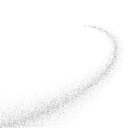 Vector silver glitter wave abstract background, silver sparkles on white background, silver glitter card design. vector illustration vip design template.のイラスト素材