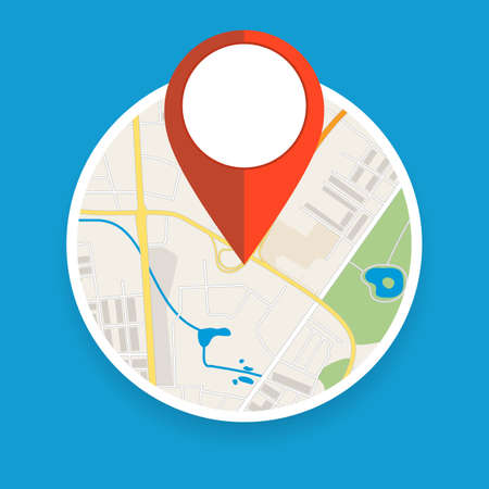 Navigation geolocation icon.のイラスト素材